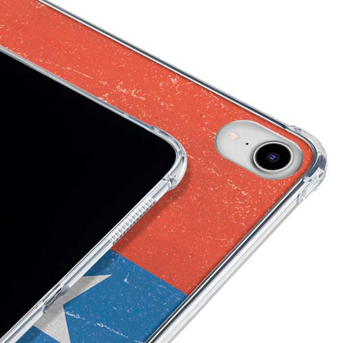 Chile Flag Distressed iPad 11th Gen (2025) Clear Case